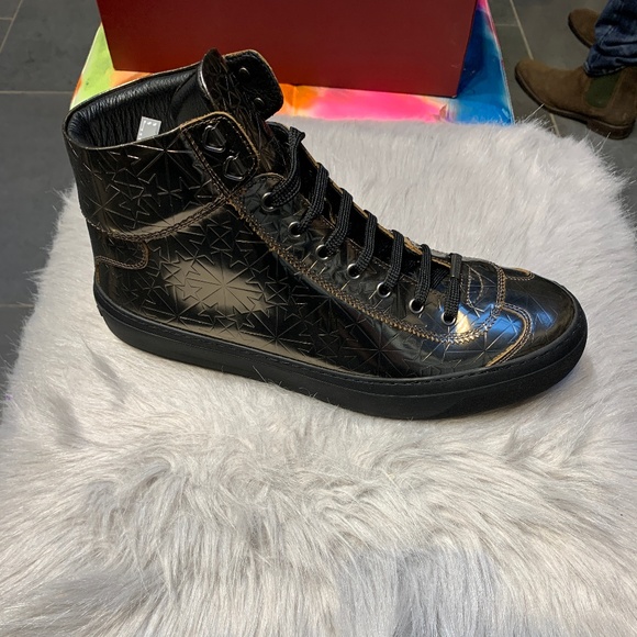 Jimmy Choo Patent Leather Sneakers - Picture 2 of 4